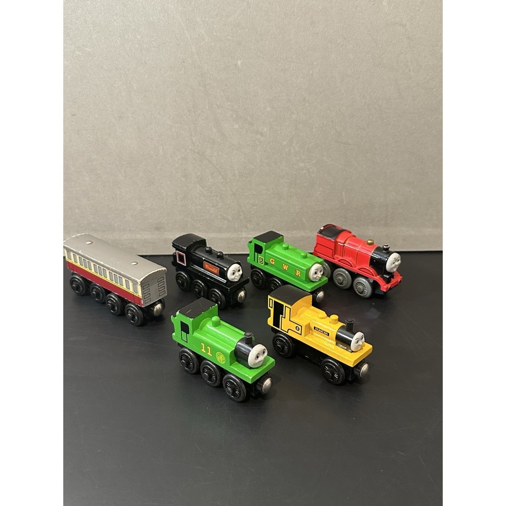 vintage thomas the train wooden lot